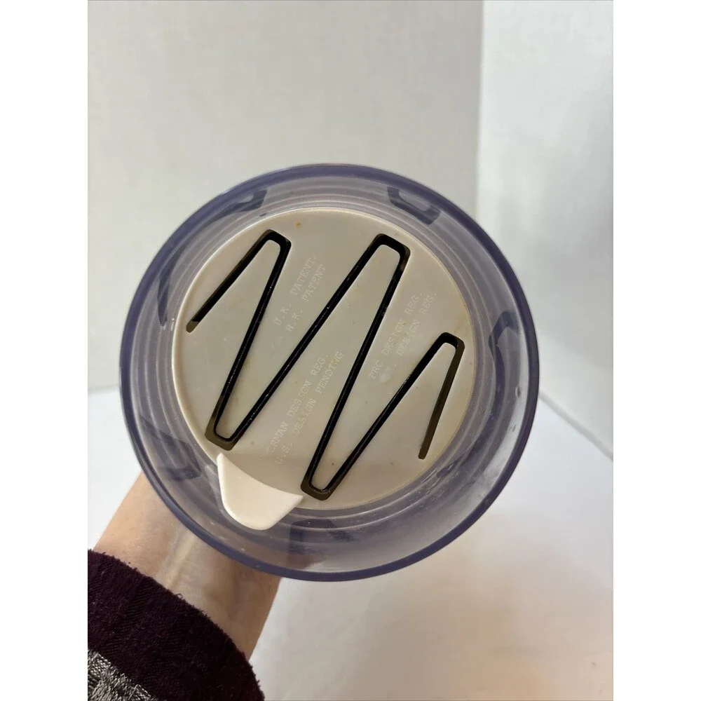 KitchenAid White Manual Hand Food Chopper with Rubber Handle